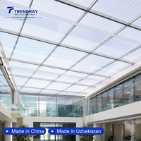 Plaque alvéolaire en polycarbonate X-Structure à cinq parois, protection UV, pour abri de voiture, auvent de terrasse