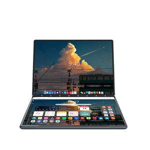 Ordinateur portable à double écran de 13,5 pouces, Intel N100, 16 Go + 128 Go, écran HD 2256*1504, batterie 9000 mAh avec étui en cuir, clavier et stylet - Product Image 3