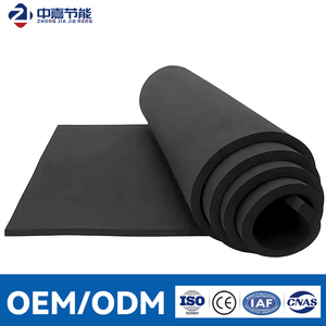 Custom Color Rubber Foam Insulation <b>Sheet</b> 10mm Sound Absorbing for Hotel Office Building Wall Floor Thermal Insulation Material - Product Image 1