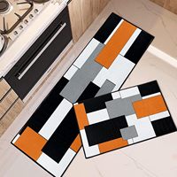 Tapis de cuisine doux et lavables en boue de diatomée, imprimés sur mesure, 2 pièces, absorbants, pour vente en gros, ODM, OEM
