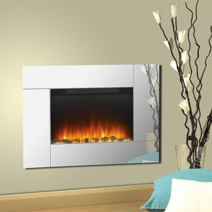 Caminetto Elettrico Decorativo da Parete con Effetto Fiamma Realistico, Quadrato, Premium, LED Regolabile, per Casa e Hotel - Product Image 6
