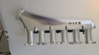 Collecteur d'admission en aluminium CNC haute performance avec bride de boîtier de papillon de 82 mm et kit rail de carburant pour Volvo S80 XC90 B6284 B6294 T6
