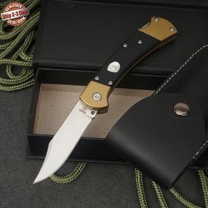 มีดพับ Tredknix BUCK112 ใบมีด D2 หนา 0.3 มม. ปลายแหลม ทนทาน สำหรับตั้งแคมป์  ปรับแต่งได้ตามต้องการ (OEM) ด้ามจับ G10  แบบ DIY - Product Image 1