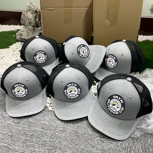 Gorra ajustada con forma de Richardson en blanco Unisex con logotipo personalizado, gorra de camionero 112, gorra de malla de alta calidad, gorra Snapback con visera Lisa para hombre