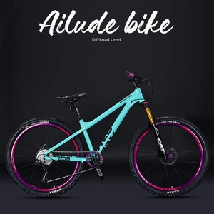 Vélo de montagne AM à disques, 12 vitesses, en alliage d'aluminium, freins à double disque, fourche à ressort, pour étudiants, hommes, femmes, adolescents, idéal pour le gravier et la route - Product Image 2