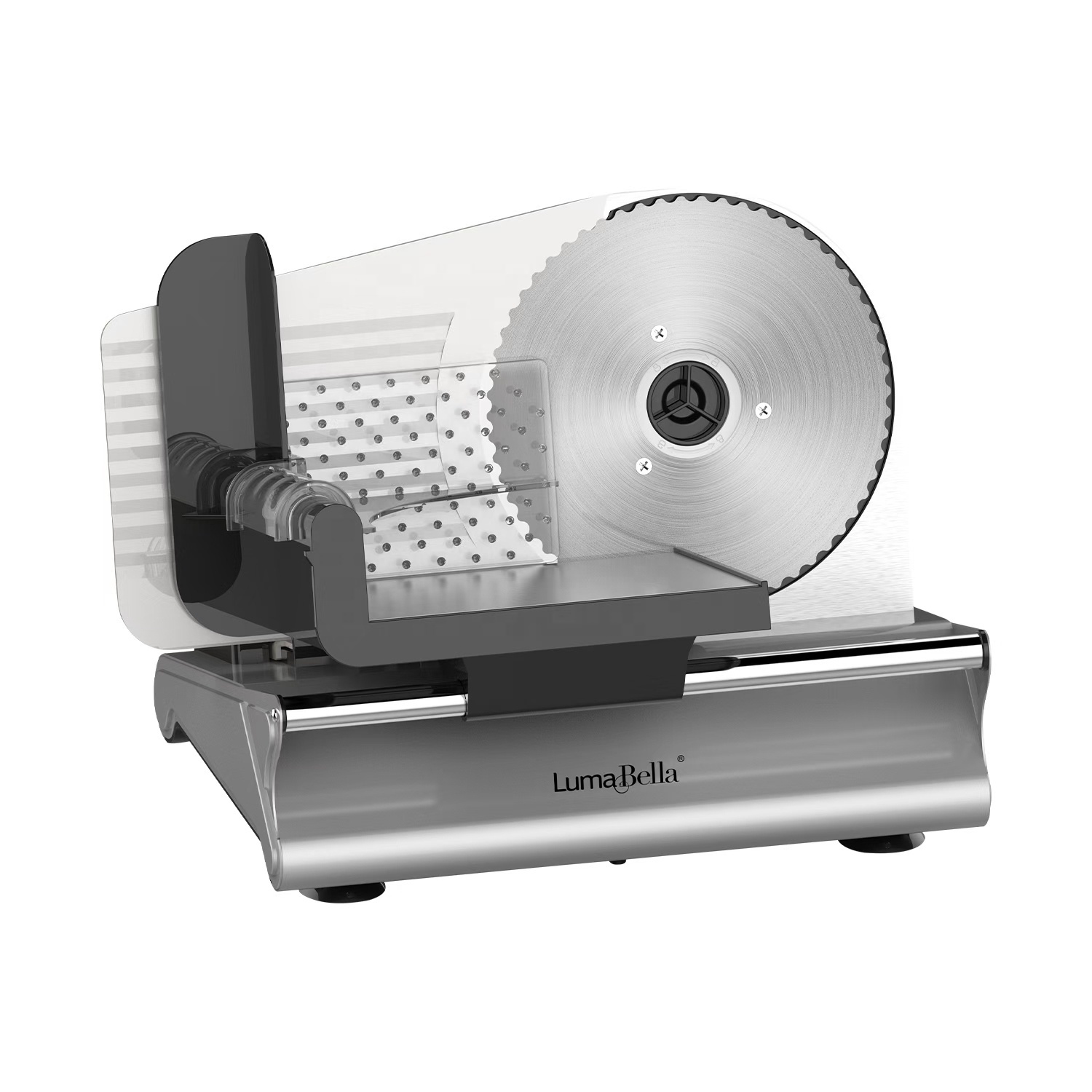Lumabella 53026 Electric Stainless Steel Meat Slicer & Grinder  display picture 1