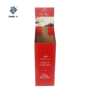 Papelera promocional de cartón corrugado para publicidad con logotipo personalizado creativo para cepillos - Product Image 5