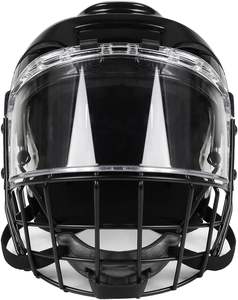 Casco da <span class=keywords><strong>Hockey</strong></span> su Ghiaccio per Adulti con Visiera Trasparente e Gabbia Combinata - Product Image 3