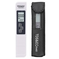 Prix de gros, haute qualité, testeur d'eau numérique multifonction 3 en 1 TDS & EC, sans éclairage LED