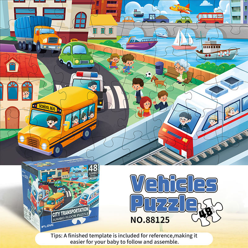 88125-Transport urbain-48 PCS - boîte couleur