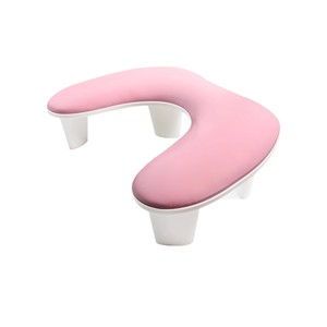 Coussin repose-bras en cuir PU durable en forme de U, support doux pour les mains en forme de papillon pour table de manucure, coussin pour ongles - Product Image 5