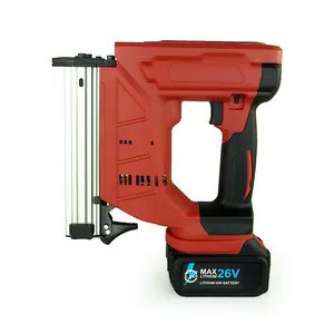 21V Lithium Electric Staple Gun strumenti di inchiodatura portatile macchina batteria Framing Nailer 2 in 1 Cordless Brad Shooting pistole per unghie