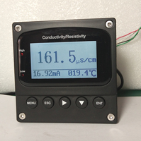 Contrôleur de conductivité en ligne avec capteur de conductivité correspondant et compensation automatique de la température pour la surveillance de l'eau industrielle