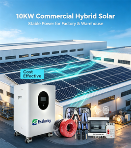 Kit Système d'Énergie Solaire 5KW 10KW 15KW 30KW Générateur Batterie & Alimentation Hors Réseau pour la Maison Stock UE - Product Image 1