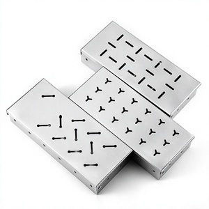 Boîte à fumée en acier inoxydable de haute qualité pour grillades, outils de fumage pour <span class=keywords><strong>barbecue</strong></span> en extérieur, camping et jardin - Product Image 4