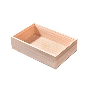 Caja de Almacenamiento de Madera Rectangular de 12 cm, de Pino, para Regalos y Manualidades - Product Image 3