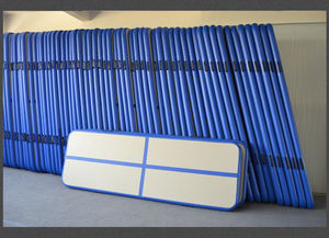 Matras Yoga senam jalur udara tiup, matras 3/4/5/6m PVC untuk kebugaran - Product Image 2