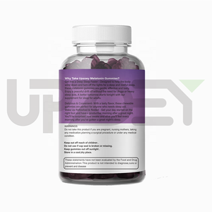 RTS Melatonin Sleep Aid Gummy se queda dormido más rápido, 2 gomitas por porción, 100% sin medicamentos y gelatina - Product Image 3