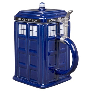 De la TARDIS de <span class=keywords><strong>Doctor</strong></span> quien Stein de la cerveza, colección de <span class=keywords><strong>Doctor</strong></span> que de cerámica taza de cerveza con estaño bisagra - Product Image 2