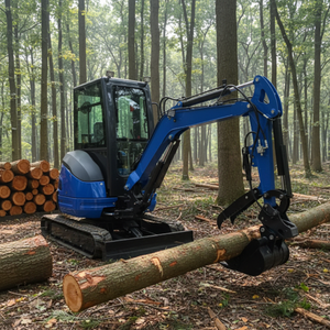 Mini Excavadora Hidráulica KYLIN de 3 Toneladas con Motor EPA, Excavadora Pequeña con Cabina con Aire Acondicionado / Martillo Hidráulico / Enganche Rápido - Product Image 1