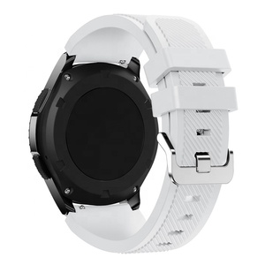 <span class=keywords><strong>Bracelet</strong></span> de montre en caoutchouc de <span class=keywords><strong>silicone</strong></span> noir pour <span class=keywords><strong>Samsung</strong></span> <span class=keywords><strong>Gear</strong></span> <span class=keywords><strong>S3</strong></span> <span class=keywords><strong>Frontier</strong></span> Classic Design Pure Colors - Product Image 6