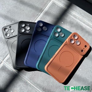 เคสโทรศัพท์ TechEase สีพื้น TPU กันลื่น ผิวด้าน กันกระแทก กันน้ำ ป้องกันรอยนิ้วมือ ป้องกัน 360 องศา สำหรับ 15 <span class=keywords><strong>Pro</strong></span> Max - Product Image 2