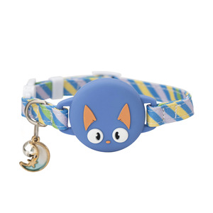 <span class=keywords><strong>Collar</strong></span> de Silicona Cómodo y Protector para Perros y Gatos con Posicionamiento Luminoso AirTag, Diseño Sólido y Lindo, Anti-Escape, para Mascotas Perdidas - Product Image 2