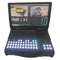 Equipo de Transmisión en Vivo Multifuncional de 15.6 Pulgadas Full HD, Estudio Virtual de Radio y Televisión para Interfaz MINI ITX