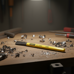 Cincel mecánico Stanley de 3/8 pulgadas y 10 mm de acero templado para trabajar en metal y madera 16-286 - Product Image 3