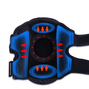 Masaje de vibración de terapia de calor de luz roja inalámbrica profesional para reducir el dolor articular masajes de rodilla para ejercicio de estiramiento - Product Image 3