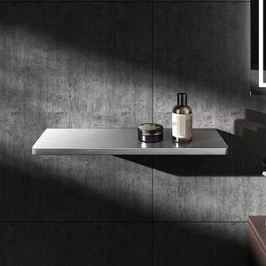 Chải grey Wall Mount 304 thép không gỉ vòi hoa sen Organizer phòng tắm giá kệ - Product Image 6