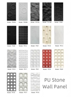Panel de Pared de Piedra de Poliuretano Artificial a Precio de Fábrica, Panel de Piedra de Poliuretano Impermeable, Paneles de Pared 3D para Interiores y Exteriores