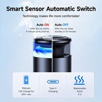 2024 nouveaux accessoires de voiture pour hommes/femmes désodorisant de voiture intelligent 360 ° parfum autour du vaporisateur de désodorisant pour la maison voiture petit espace