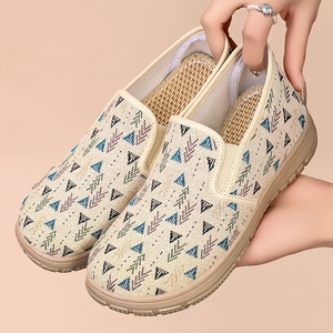 Chaussures femmes printemps et été nouvelles pompes toile plate paresseux décontracté tout match vieux tissu de pékin - Product Image 5
