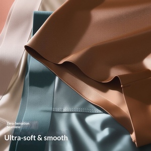 Sous-vêtements en soie tricotée pour <span class=keywords><strong>homme</strong></span>, satin <span class=keywords><strong>de</strong></span> luxe <span class=keywords><strong>l</strong></span>éger, soyeux, respirant, sensation <span class=keywords><strong>de</strong></span> peau nue, taille mi-haute, haut <span class=keywords><strong>de</strong></span> gamme - Product Image 3