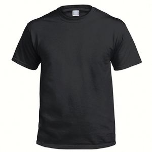 Wholesale Plain 100% Cotton Blank Men's T-<b>Shirts</b> Silk Screen Printed Regular Fit Short Sleeve - Product Image 5