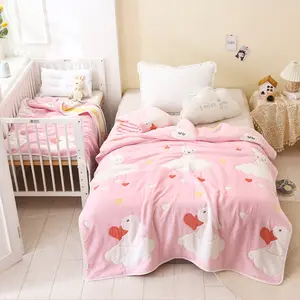 قطن جميل من الشاش عشر طبقات لحاف أطفال مبطن بطانية سميكة منشفة سرير نوم للطفل غرفة مكيفة