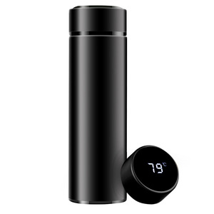 Taza térmica inteligente de acero inoxidable 304 con pantalla de temperatura, botella de agua portátil para hombres y mujeres, taza de regalo personalizable - Product Image 2