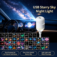 Direkt vom Hersteller USB Mini LED Projektionsnachtlicht mit Touch-Steuerung, Dimmbar, RGB HD Mondprojektion für Heim- und Schlafzimmerdekoration