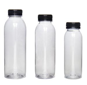 Chai nước ép nhựa <span class=keywords><strong>PET</strong></span> <span class=keywords><strong>500ml</strong></span> 1000ml in logo tùy chỉnh hoặc làm nhãn dán nắp kèm cọ - Product Image 1