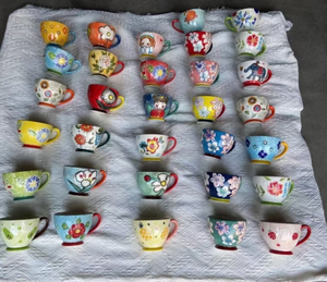 Taza Clásica de Cerámica con Cuchara Irregular de 10OZ Taza de Café Personalizada Hecha a Mano Regalo Portátil para la Vuelta a Clases y Uso en Oficina - Product Image 6