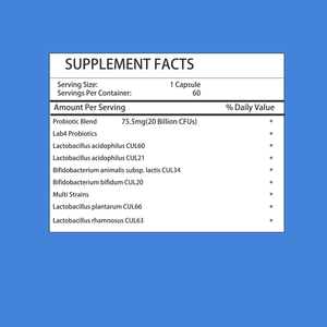 OEM ODM Factory Direct Probiotic Capsules with Probiotic Blend Supports Microbiome Diversity and Balance Capsules - Product Image 2