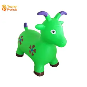 PVC קפיצות בעלי החיים צעצוע סוס הופר כבשים buncing בעלי החיים צעצועים לילדים