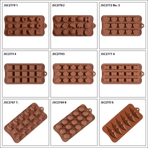 Vente en gros de moules en silicone et résine écologique Outils pour gâteau DIY pour pouding au chocolat Sucettes Mousse Candy Fudge Jelly Biscuit Cake - Product Image 3