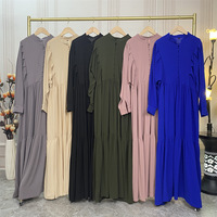 C-132 Abayas vêtements de dubaï 2023 Turquie caftan vêtements islamiques Abaya femmes robes musulmanes