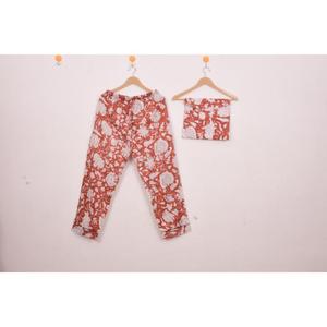 Conjunto de Pijama Grueso de Invierno/Otoño, Ropa de Dormir Doble de Algodón Orgánico, Camisa de Manga Larga Suave, Pijama Entallado, Conjunto de Pijama de Primavera - Product Image 1