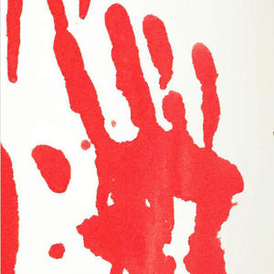 Alfombrillas de Baño Modernas a Rayas al por Mayor, Diseño 'Bloodys' de Halloween, se Vuelven Rojas al Mojarse, Alfombra de Baño que Cambia de Color con la Sangre - Product Image 4