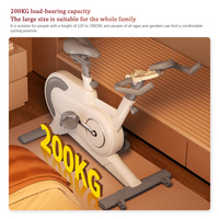 Vente en gros de vélos de fitness à domicile ultra silencieux Contrôle physique Contrôle magnétique Double résistance Vélos d'exercice de gymnastique