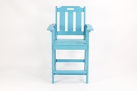 Chaise Adirondack au design moderne, chaise de salle à manger pour patio, fauteuil d'extérieur, chaise de bar de jardin, utilisation intérieure et extérieure pour parcs et repas