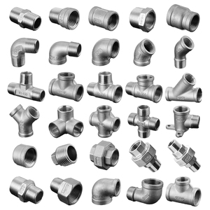 Juguan 304 thép không gỉ 1/2 "phù hợp thiết lập TEE khuỷu tay khớp nối Công Đoàn chéo thẳng ống chống ăn mòn Heavy-Duty OEM - Product Image 1